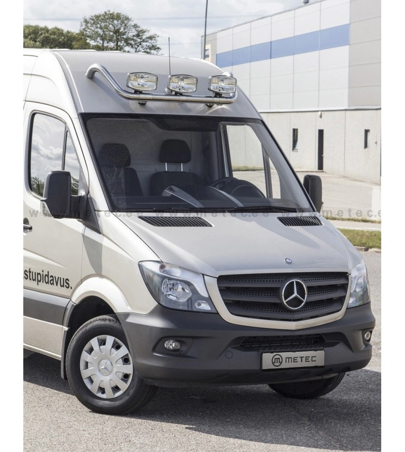 Takbøyle Mercedes Sprinter 2007 -> │ For H2/H3 - Metec High-Gloss Rustfritt Stål – bilde 4