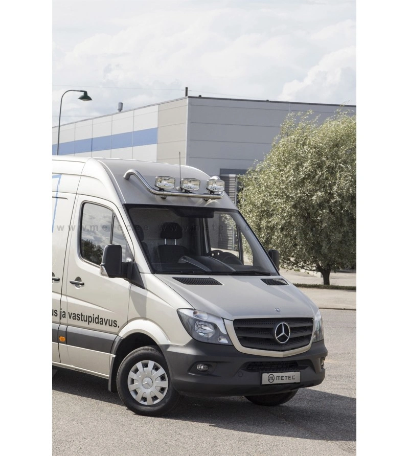 Takbøyle Mercedes Sprinter 2007 -> │ For H2/H3 - Metec High-Gloss Rustfritt Stål – bilde 5