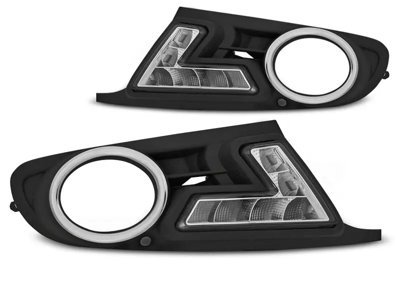 Tåkelys gitter med dioder LED  VW GOLF 6 2008-2016  BLACK - sett 2 stk. – bilde 3