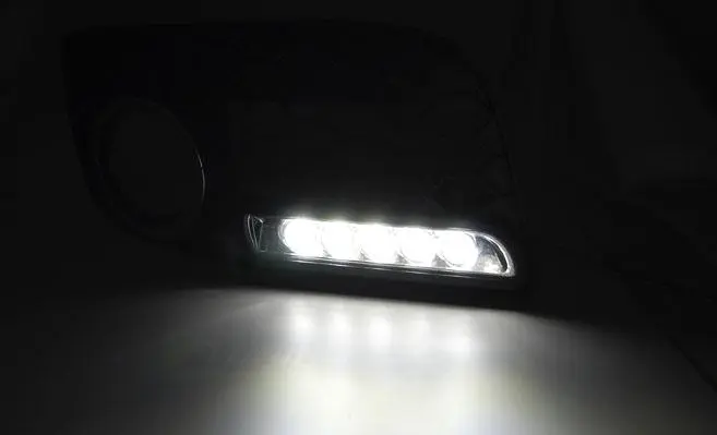 Tåkelys gitter med dioder  VW GOLF 5 GTI LED BLACK - sett 2 stk. – bilde 3