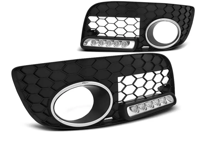 Tåkelys gitter med dioder  VW GOLF 5 GTI LED BLACK - sett 2 stk. – bilde 4