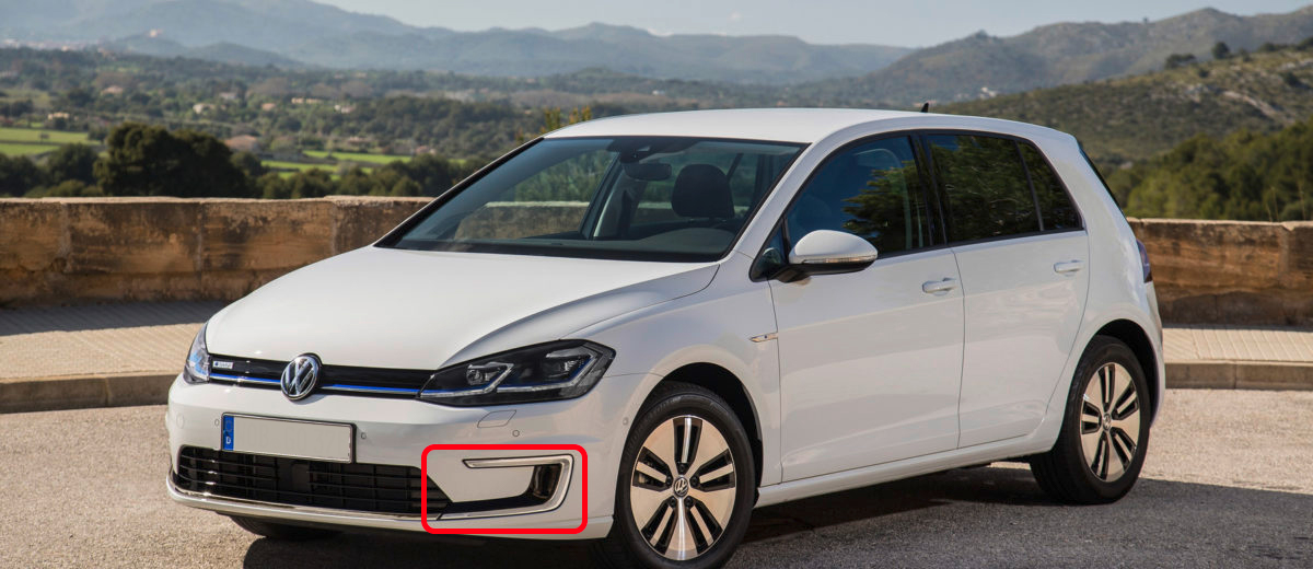 Tåkelys LED VW e-Golf 2014 - 2020 │ venstre side - med ballast Genuine® Daytime Running Light Fog – bilde 7