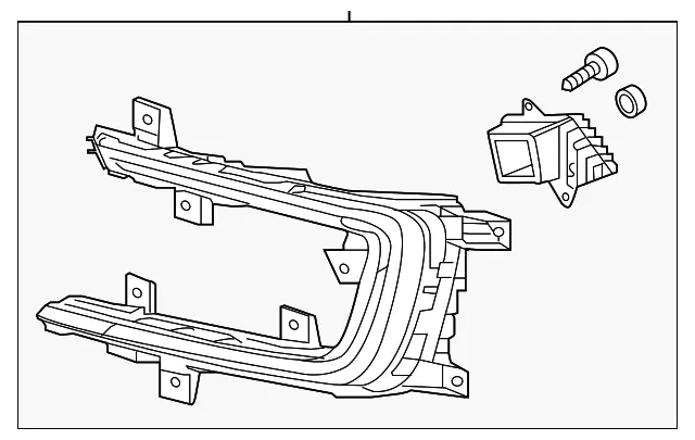 Tåkelys lykt DRL LED VW Golf GTE 2016 – 2020 /m ballast (høyre side) Image 6