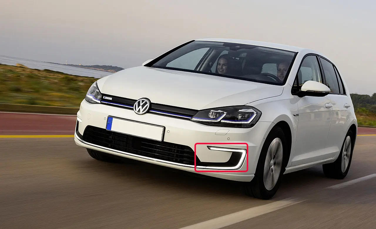 Tåkelys lykt DRL LED VW Golf GTE 2016 – 2020 /m ballast (venstre side) Image 6