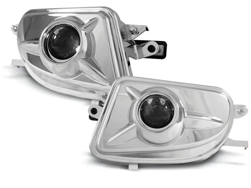 Tåkelys MERCEDES-Benz E (W210) / CLK / SLK CHROME - sett 2 stk.