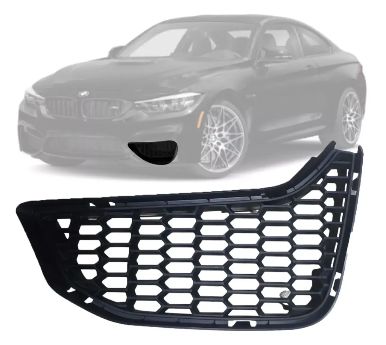 Tåklelysgitter BMW  BMW M3 F80 F80N F82 F83 2012 - 2018 │ venstre side - Genuine® Grill Air intake, open, left