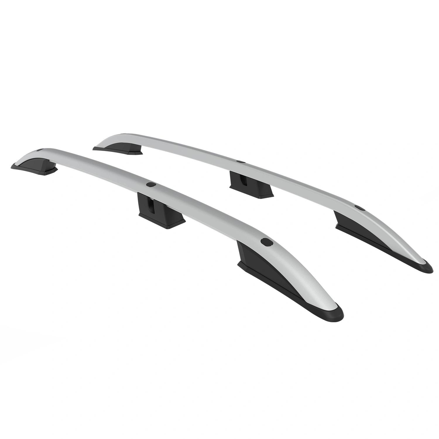 Takrails Citroen Berlingo III 2008 - 2018 / Peugeot Partner II 2008 - 2018 │ L1 og L2 - Turtle Crown Roof Rails Silver Edition – bilde 2