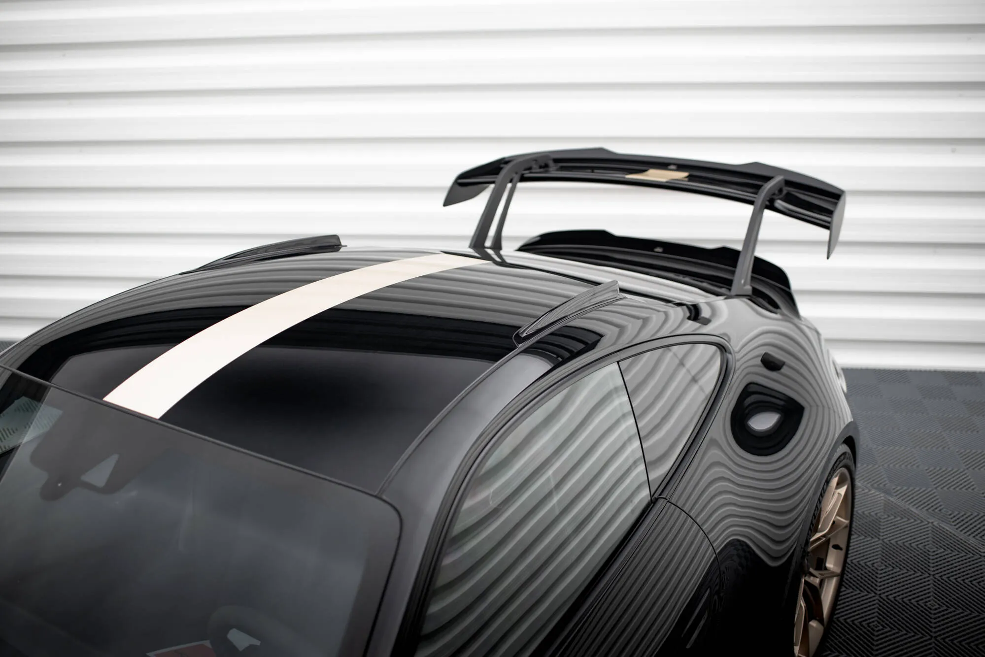 Takrails (øvre) Porsche 911 (992) GT3 2021 - > | Glossy Black Edition – bilde 4