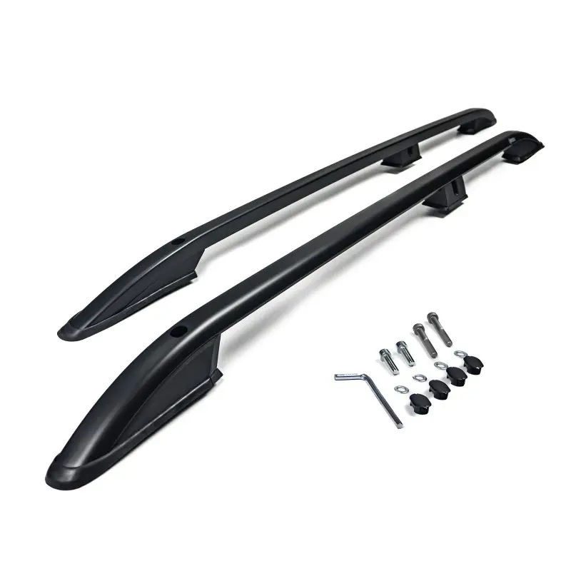 Takrails Toyota Land Cruiser J120 2002 - 2009 / J150 2009 - 2024 │ Turtle Crown Roof Rails Black - sett 2 stk. – bilde 2