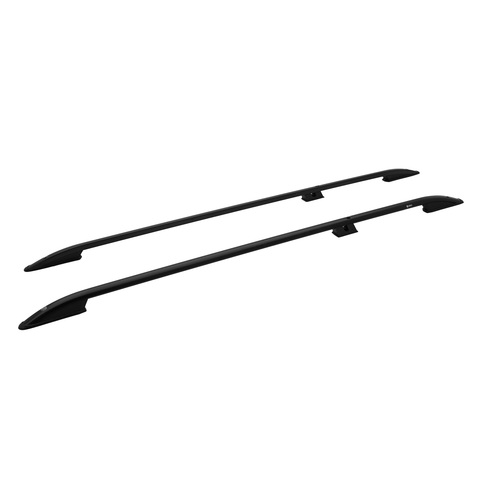 Takrails VW T5 / T6 2003 - 2021 │ for L1 Kort - Turtle Crown Roof Rails Black - sett 2 stk. – bilde 2