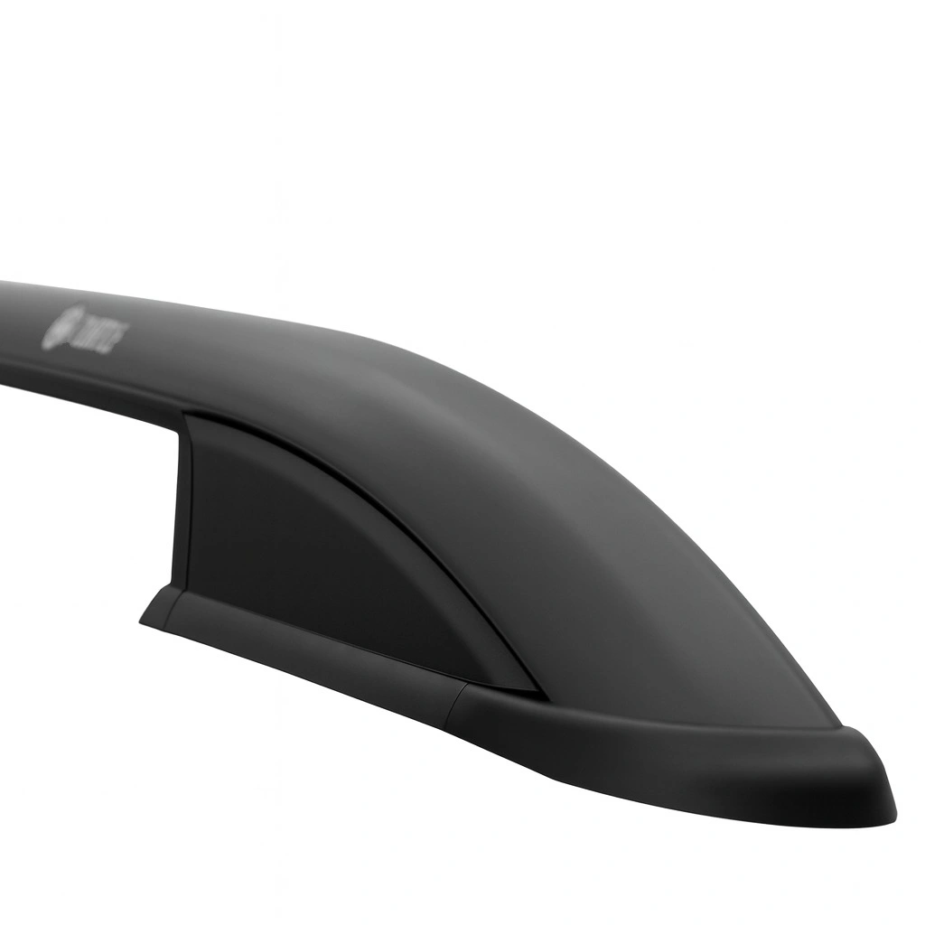 Takrails VW T5 / T6 2003 - 2021 │ for L1 Kort - Turtle Crown Roof Rails Black - sett 2 stk. – bilde 5