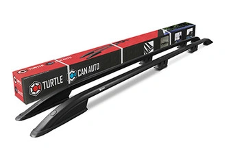 Takrails VW T5 / T6 2003 - 2021 │ for L1 Kort - Turtle Crown Roof Rails Black - sett 2 stk. – bilde 7