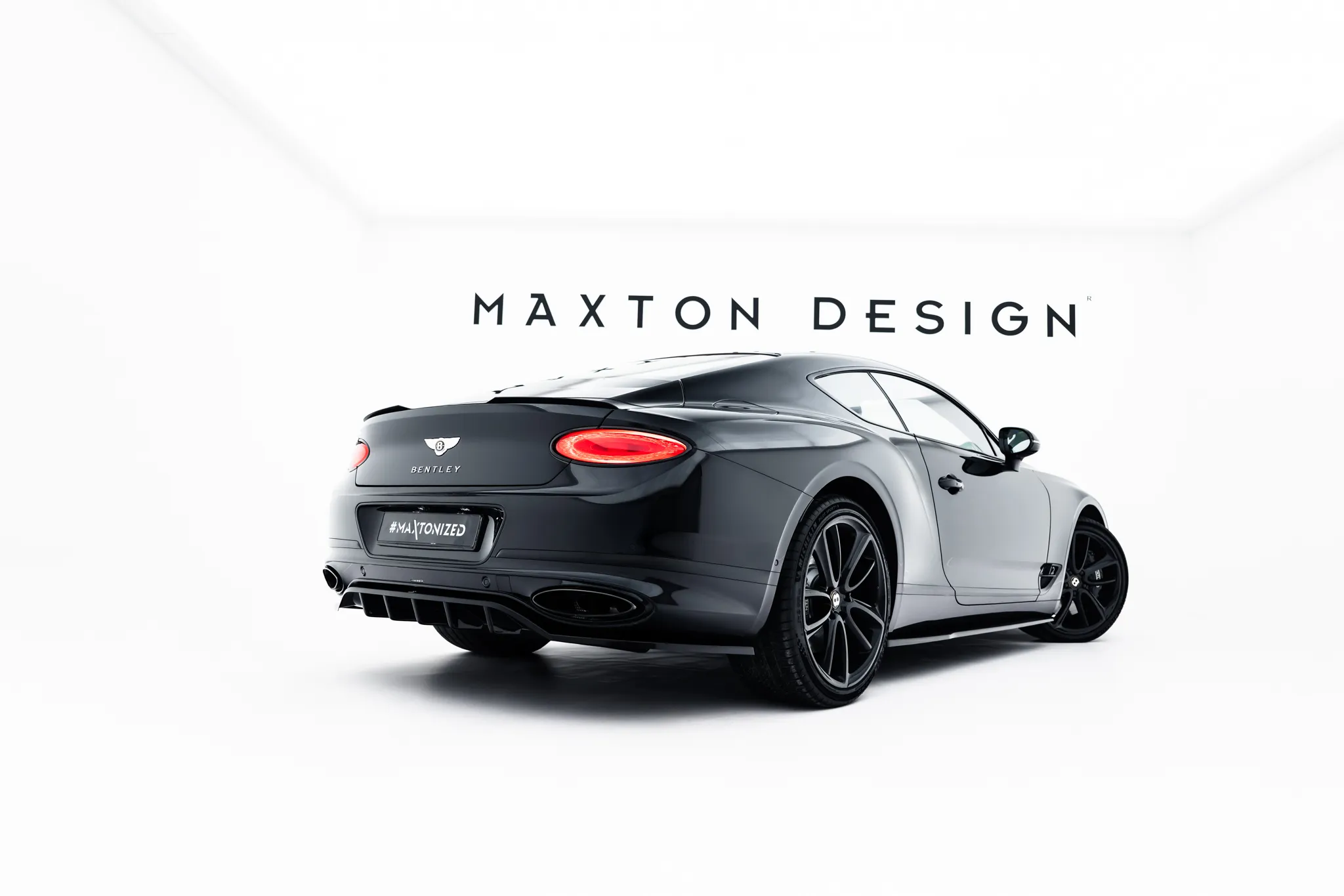 Takspoiler 3D Bentley Continental GT MK3 2018-> | Glossy Black Edition – bilde 5