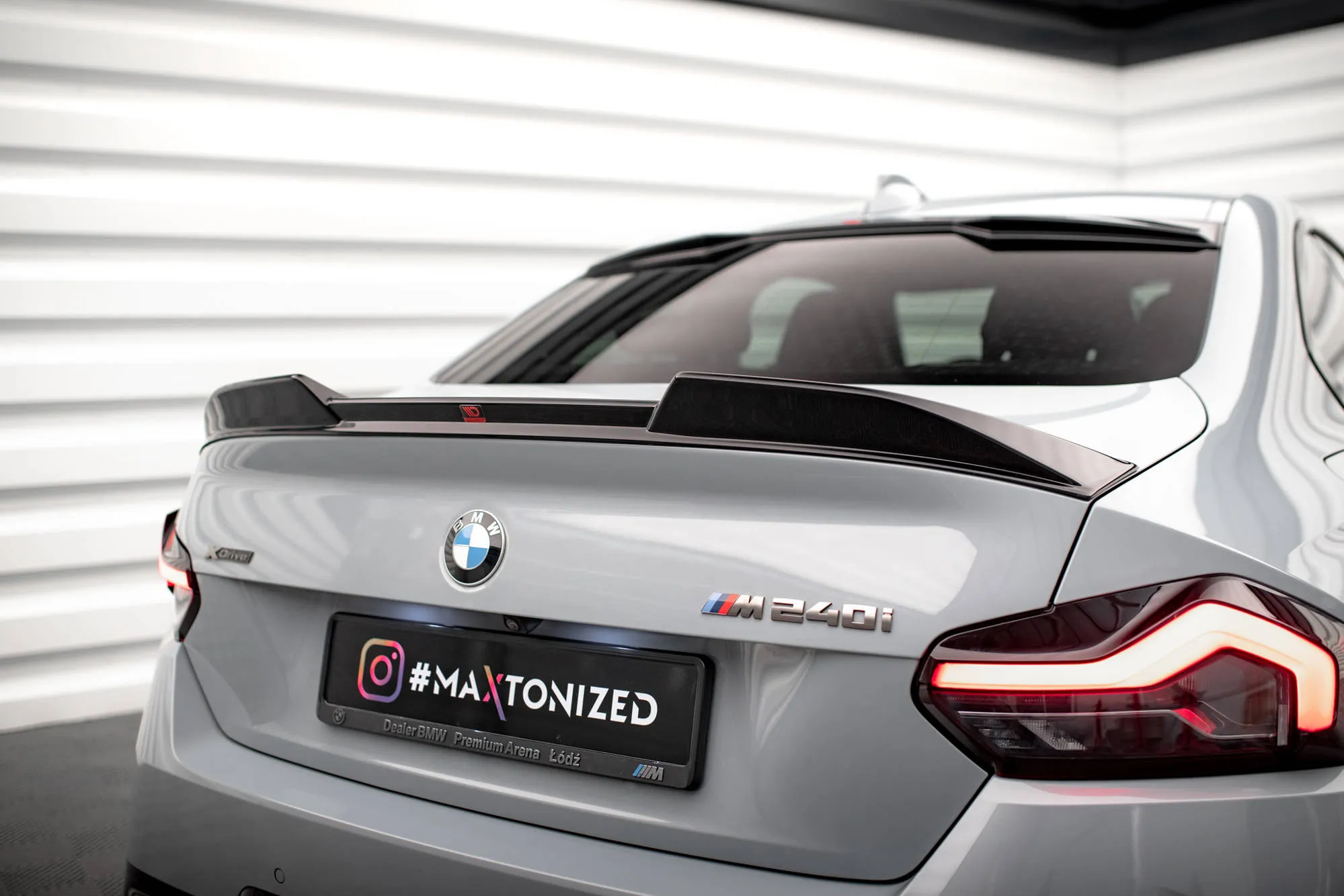 Takspoiler 3D BMW 2 Coupe (G42) 2021 -> | Glossy Black Edition