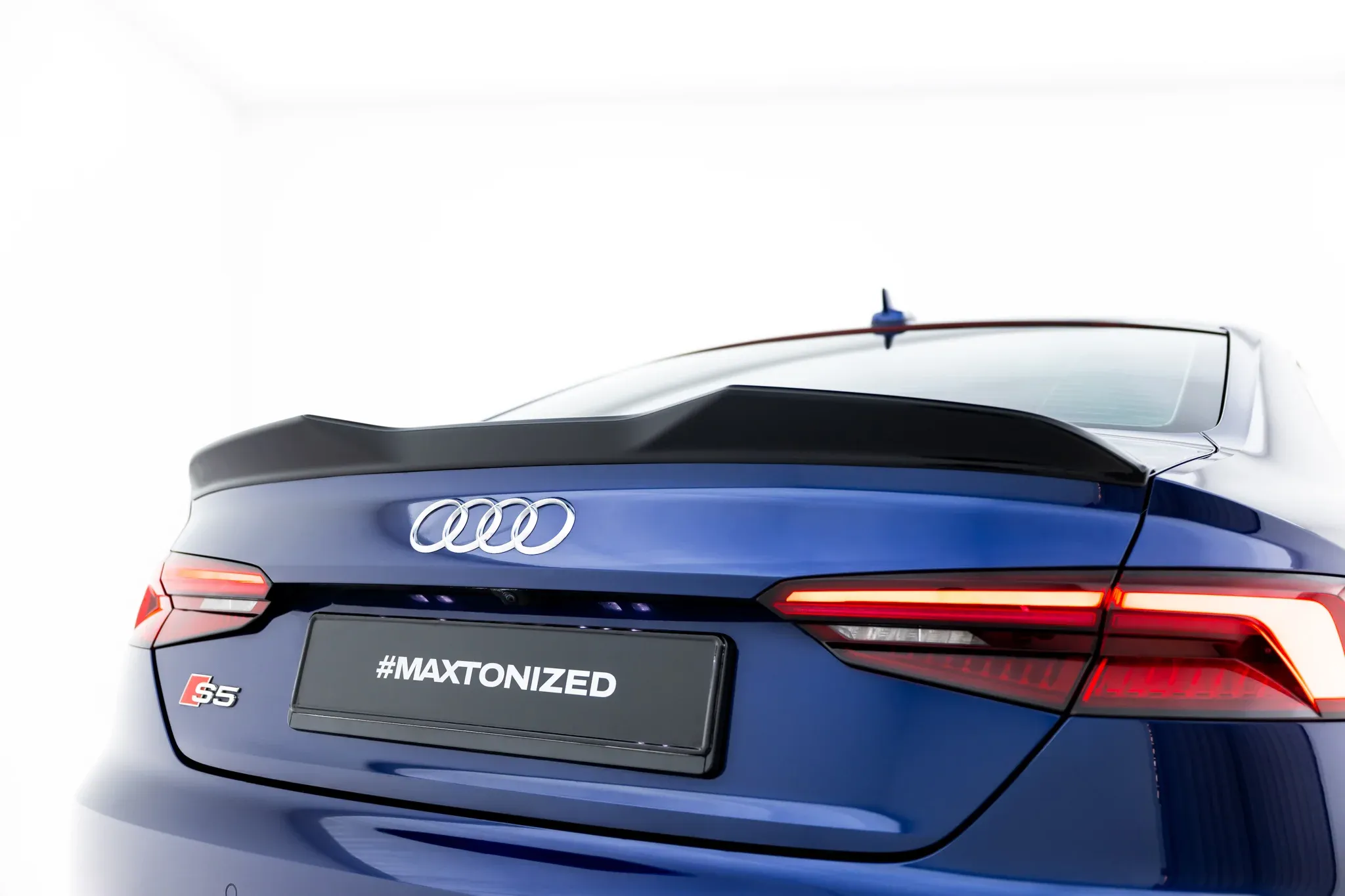 Takspoiler Audi A5 S-Line (F5) Facelift 2019 - 2024 | Glossy Black Edition – bilde 2