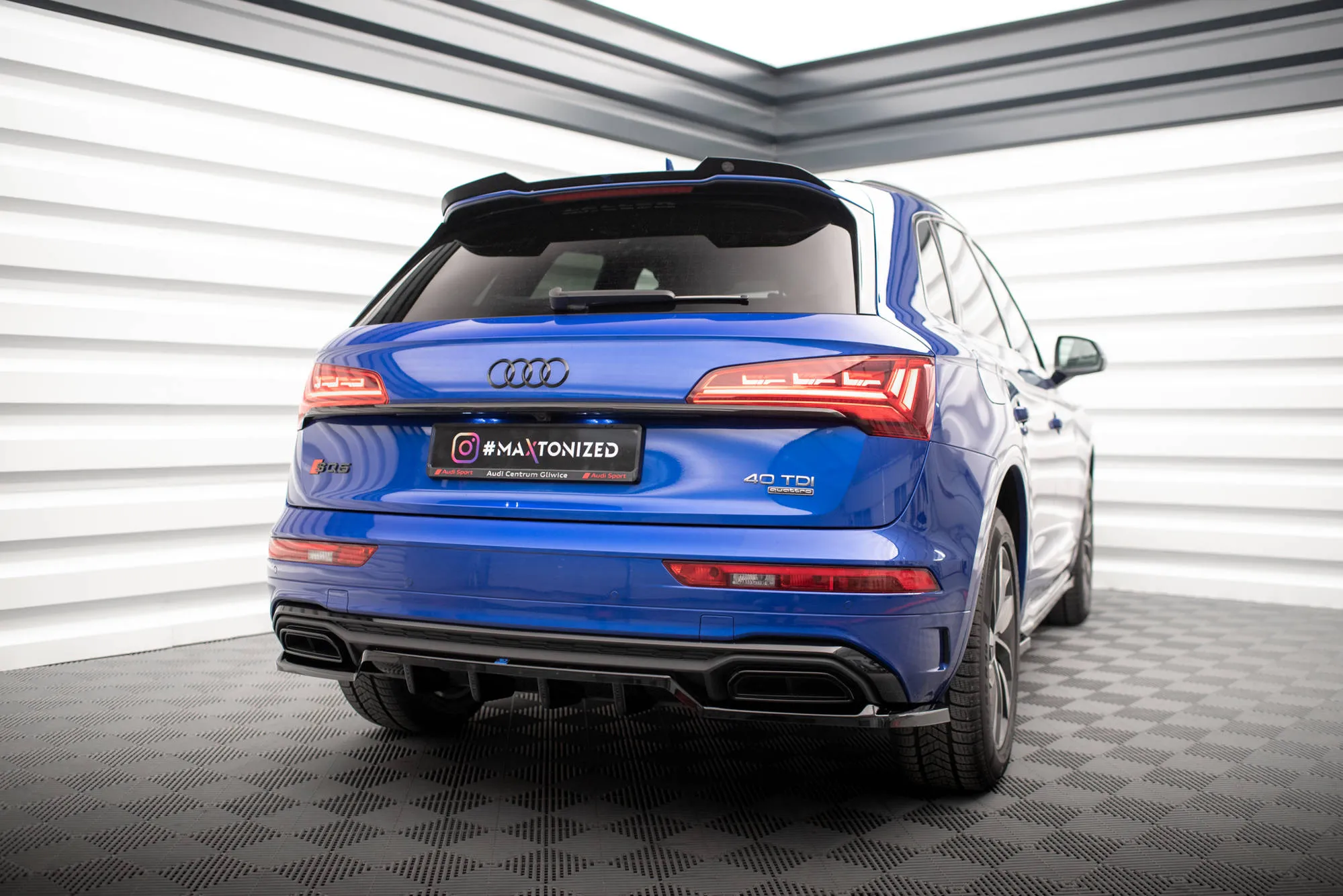 Takspoiler Audi Q5 II (FY) S Line Facelift 2020 - 2024 | Glossy Black Edition – bilde 2
