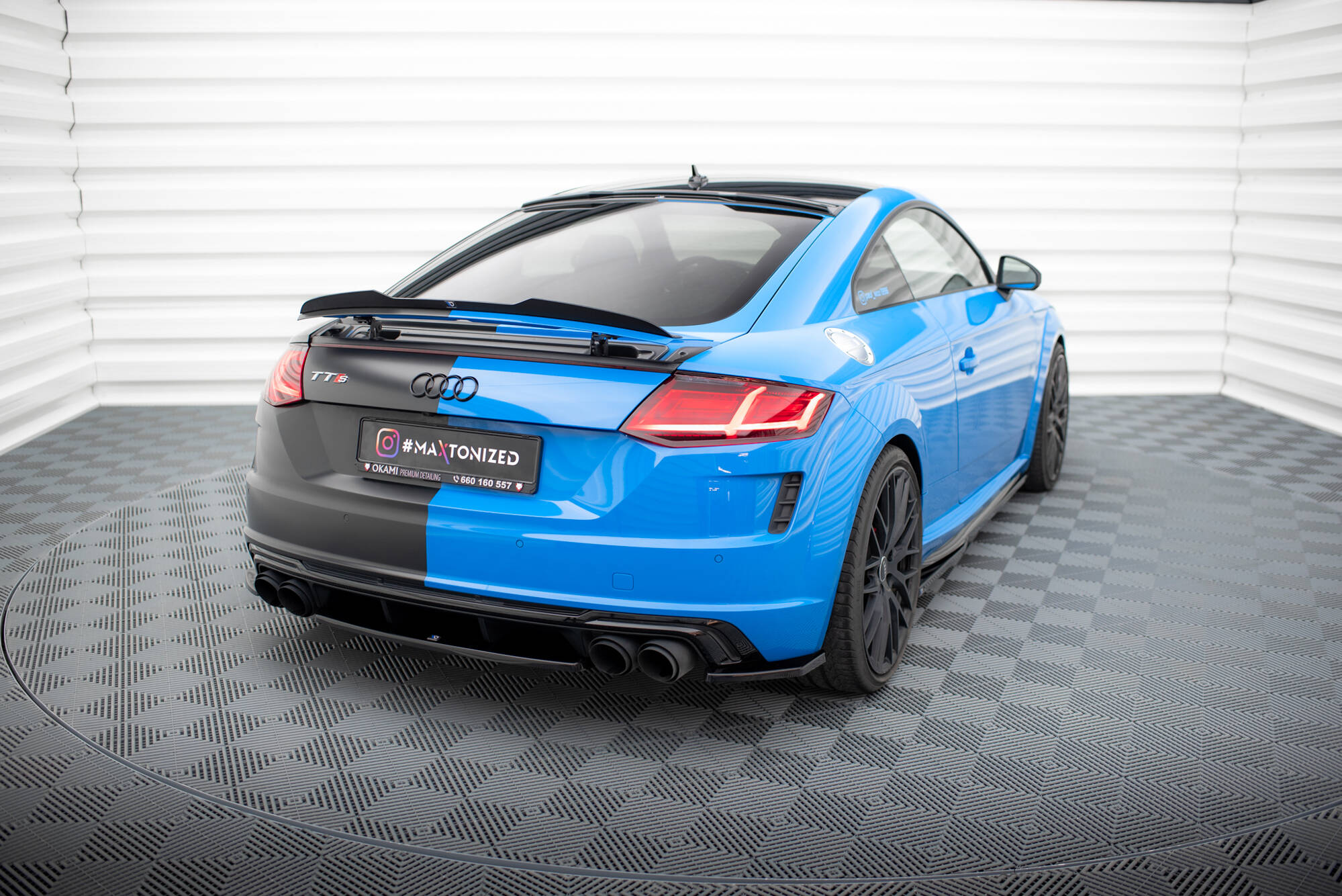 Takspoiler Audi TT S (8S) 2014 - 2018 | Glossy Black Edition – bilde 5