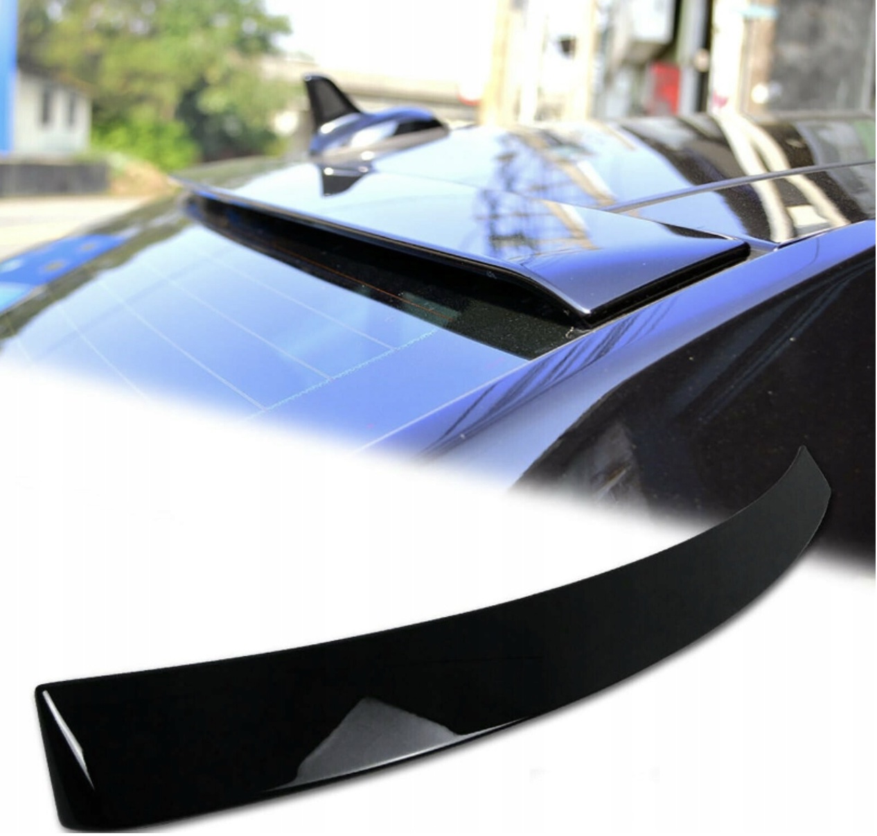 Takspoiler Bakrutespoiler Mercedes-Benz E (W212) Sedan 2009 – 2016 │ Black Edtion – bilde 2