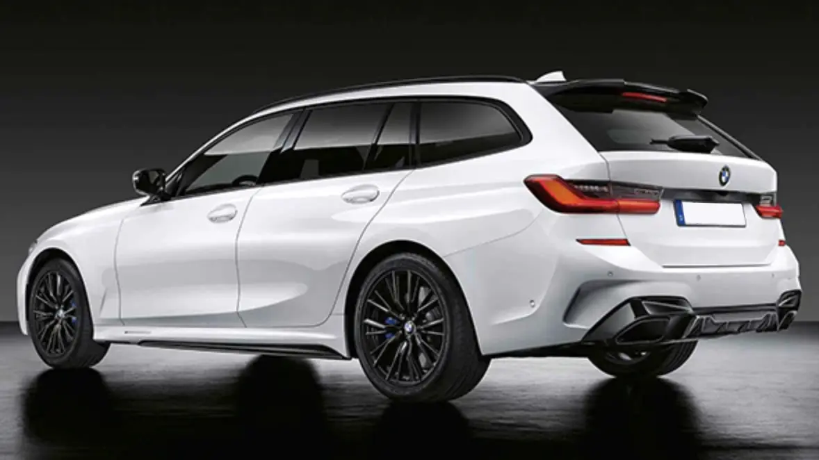 Takspoiler BMW 3 (G21) Touring 2018 -> │ Vinge M Performance Glossy Black – bilde 2