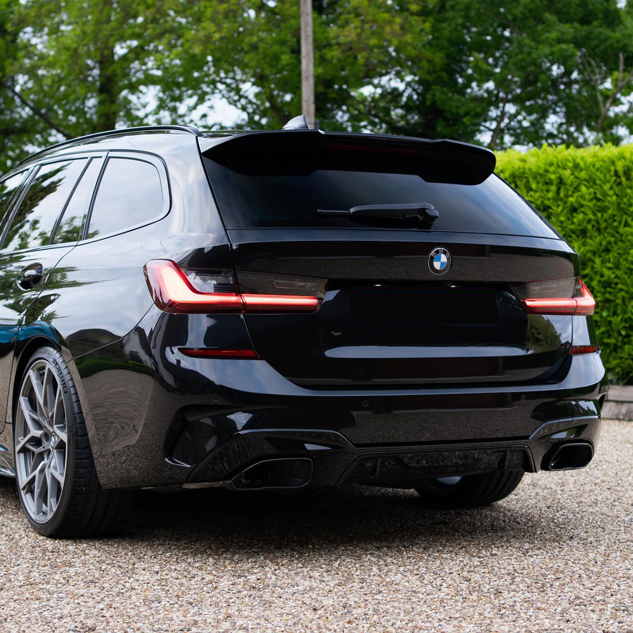 Takspoiler BMW 3 (G21) Touring 2018 -> │ Vinge M Performance Glossy Black – bilde 3