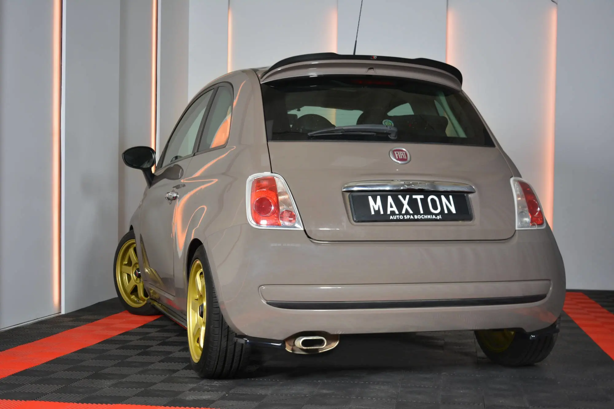 Takspoiler Fiat 500 Sport 2007 -2015 – bilde 5