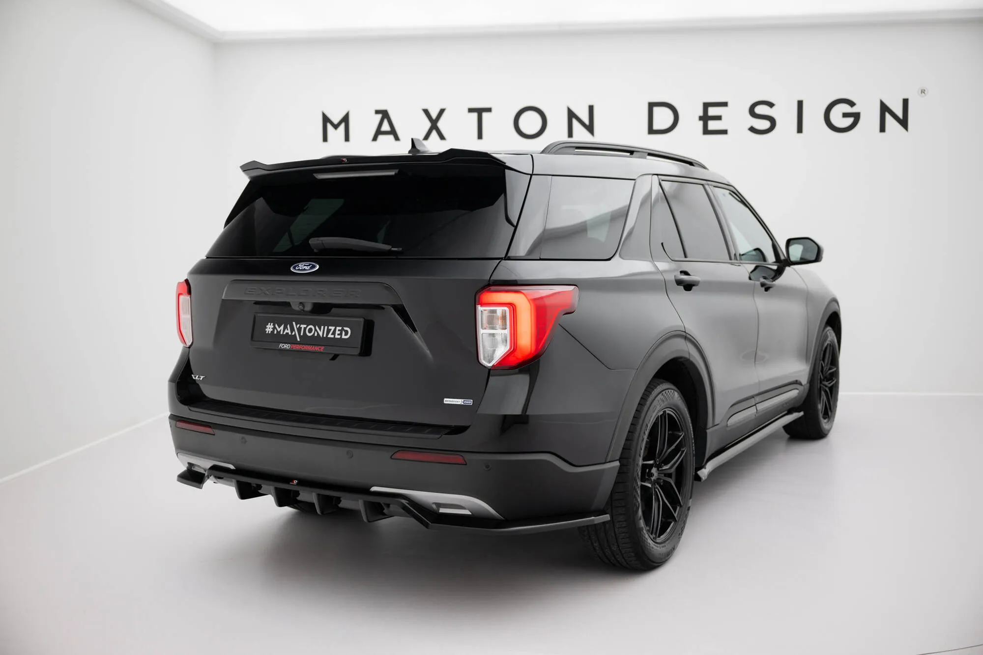 Takspoiler Ford Explorer VI Xlt 2019 - 2024 | Glossy Black Edition – bilde 2