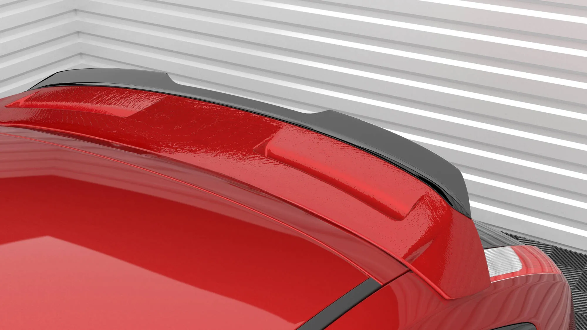 Takspoiler Ford Focus II ST Facelift 2007 - 2011 | Glossy Black Edition – bilde 2