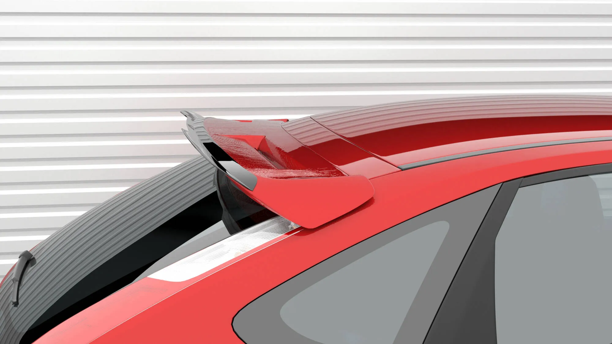 Takspoiler Ford Focus II ST Facelift 2007 - 2011 | Glossy Black Edition – bilde 3