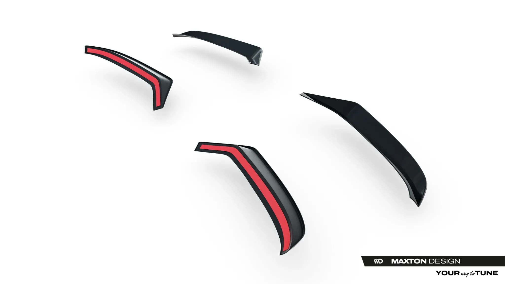Takspoiler Ford Transit / e-Transit Custom II 2023 -> | Glossy Black Edition – bilde 6