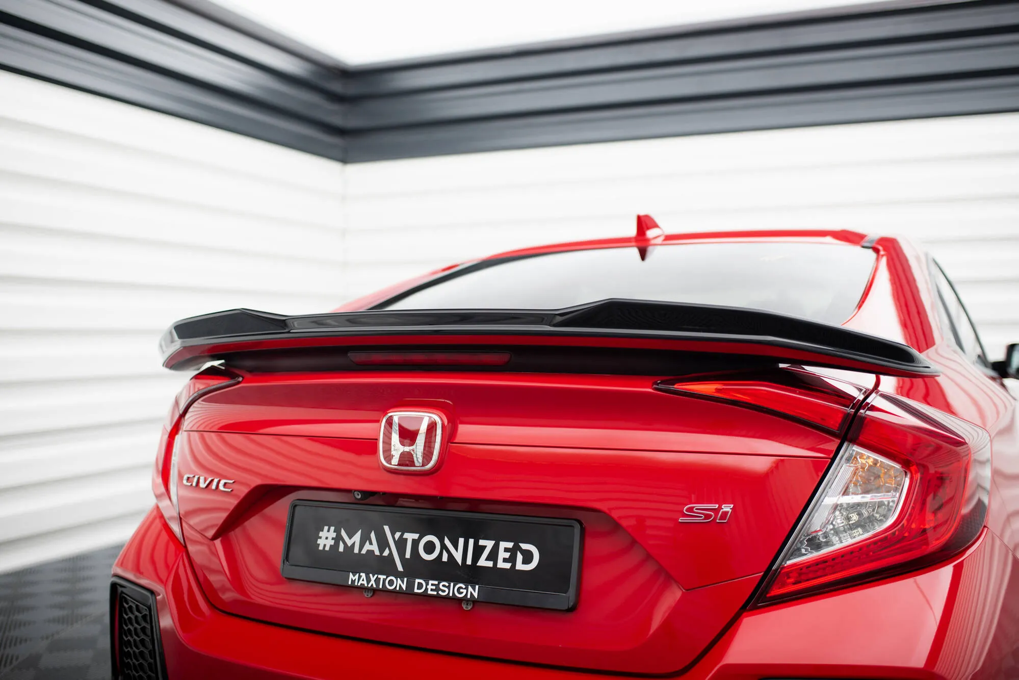 Takspoiler Honda Civic SI X 2017 - 2022 | Glossy Black Edition