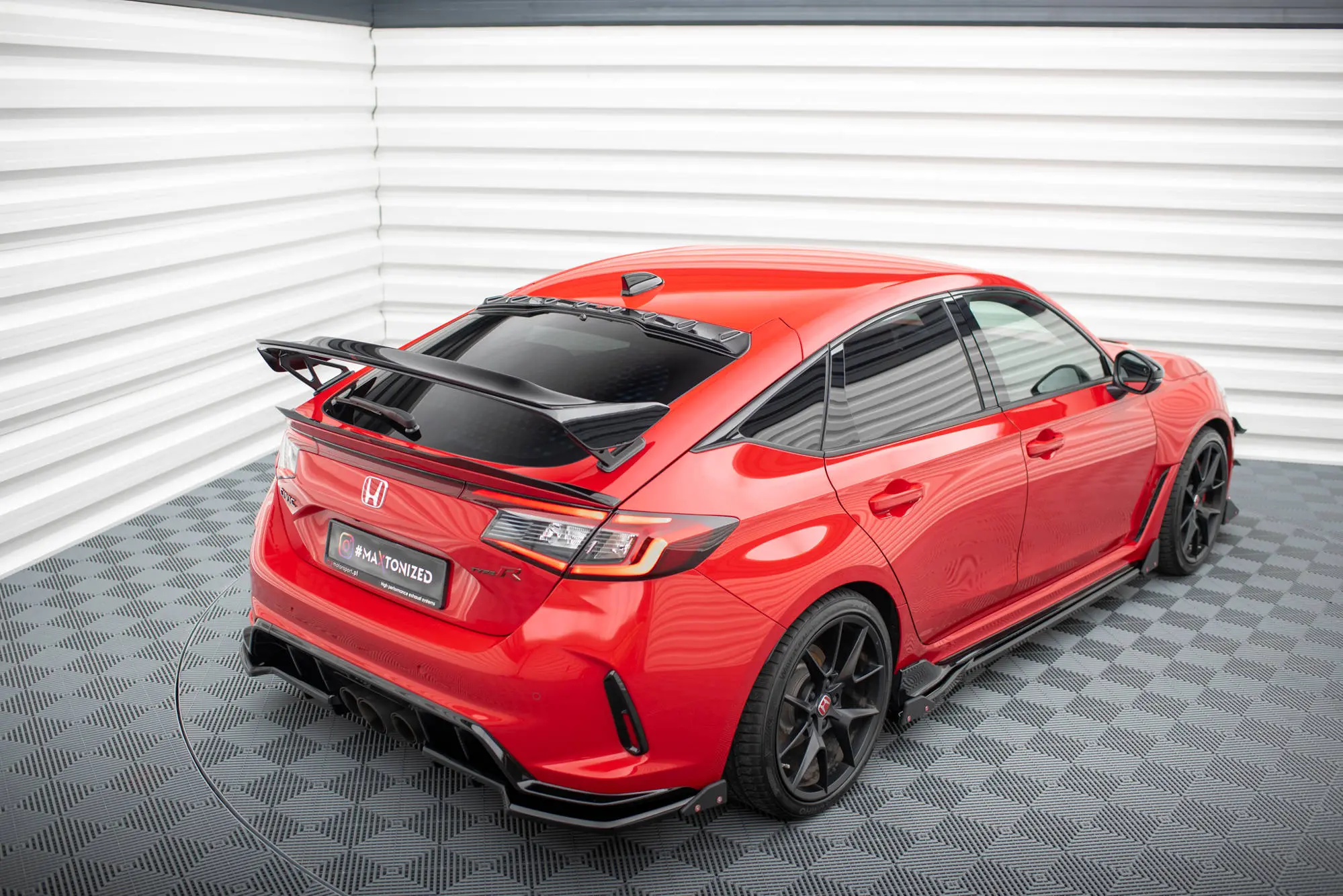 Takspoiler Honda Civic XI Type-R 2023-> | Glossy Black Edition – bilde 7