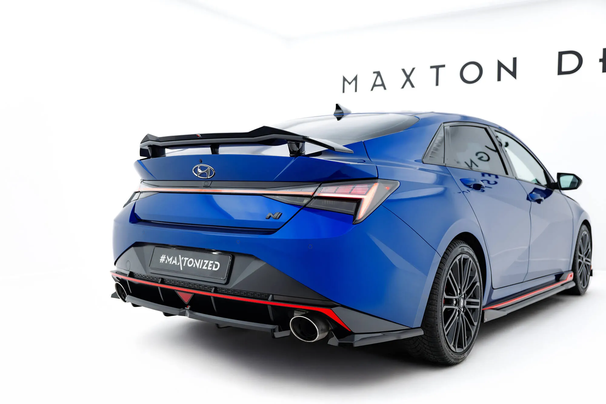 Takspoiler Hyundai Elantra N VII 2020 - 2023 | Glossy Black Edition – bilde 2