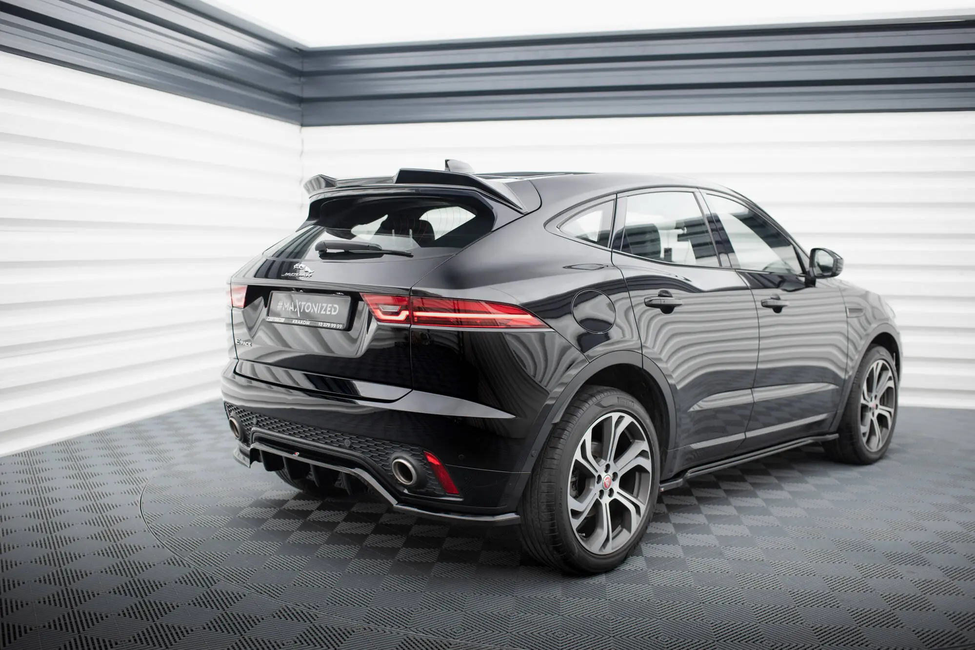 Takspoiler Jaguar E-Pace R-Dynamic 2017 - 2020 | 3D Glossy Black Edition – bilde 4