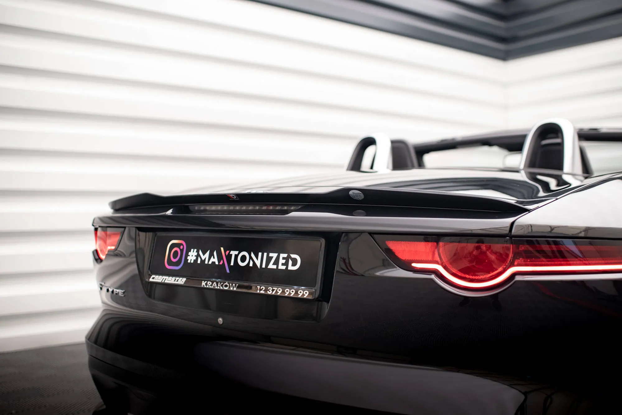Takspoiler Jaguar F-Type Mk1 Facelift 2016 - 2020 | Glossy Black Edition