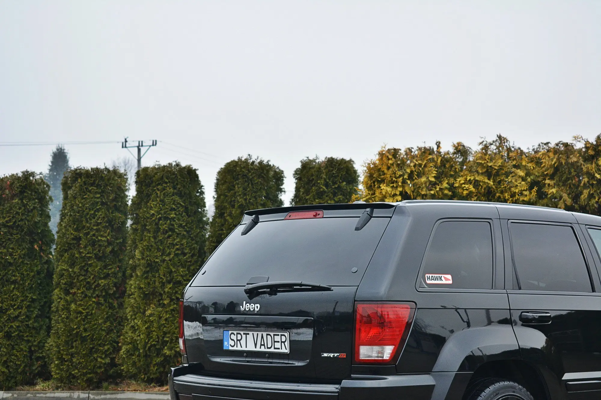 Takspoiler Jeep Grand Cherokee III (WK) SRT8 2004 - 2010 – bilde 4
