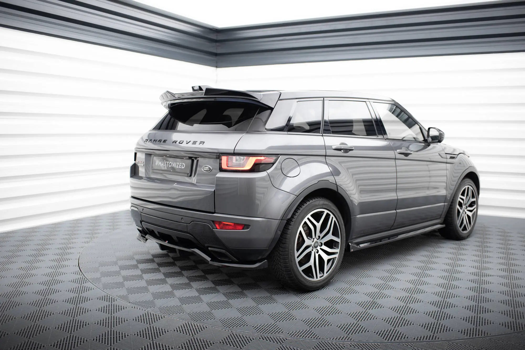 Takspoiler Land Rover Range Rover Evoque I Facelift 2015 - 2018 | 3D Glossy Black Edition – bilde 3