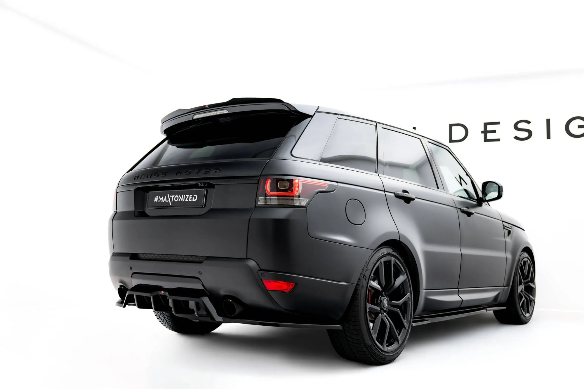 Takspoiler Land Rover Range Rover Sport Mk2 2013 - 2017 | Glossy Black Edition – bilde 2