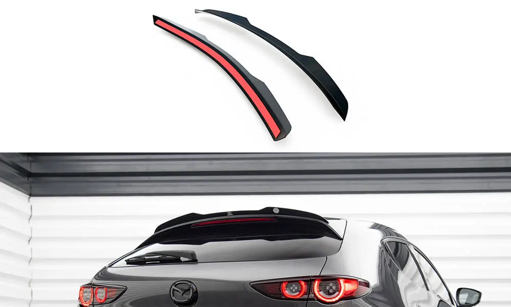 Takspoiler Mazda 3 Mk4 2019 - > | Glossy Black Edition – bilde 2
