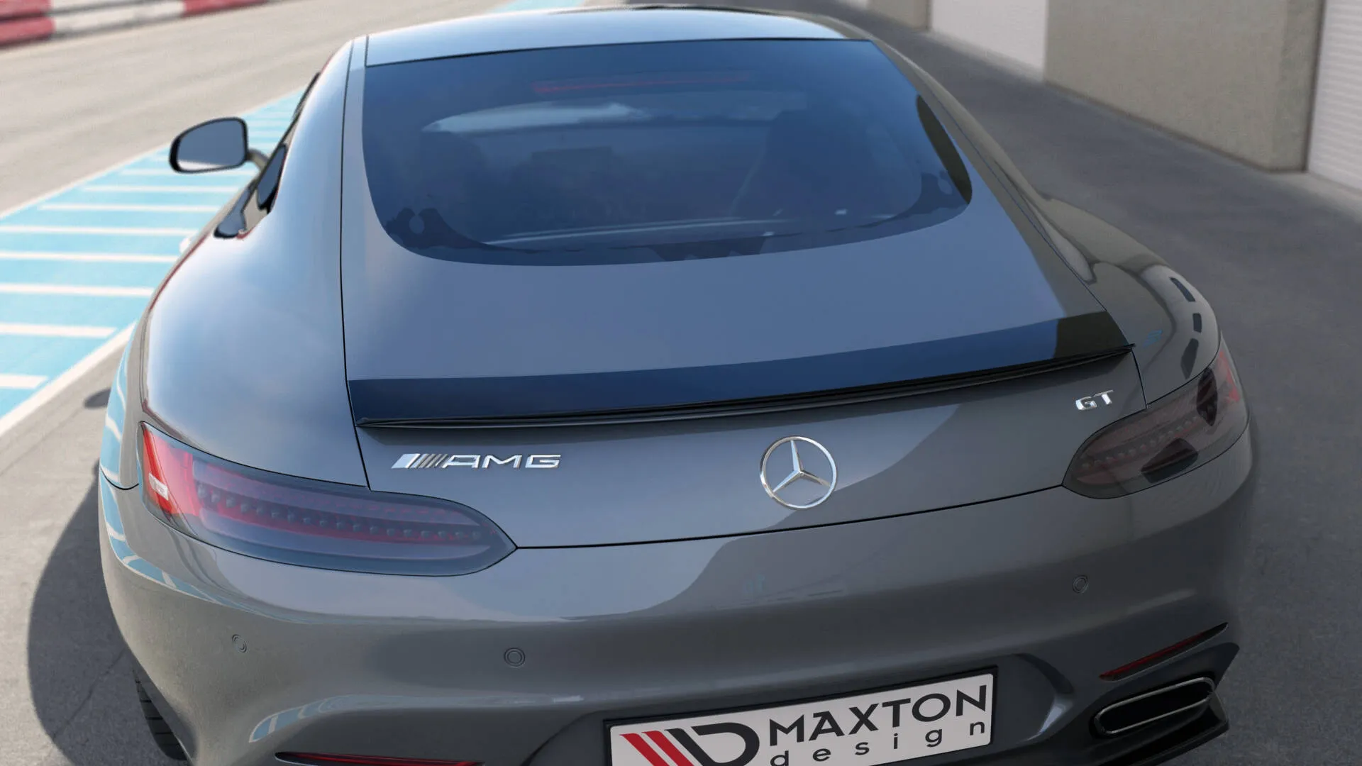 Takspoiler Mercedes-Benz AMG GT (C190) 2014-2023 | Glossy Black Edition
