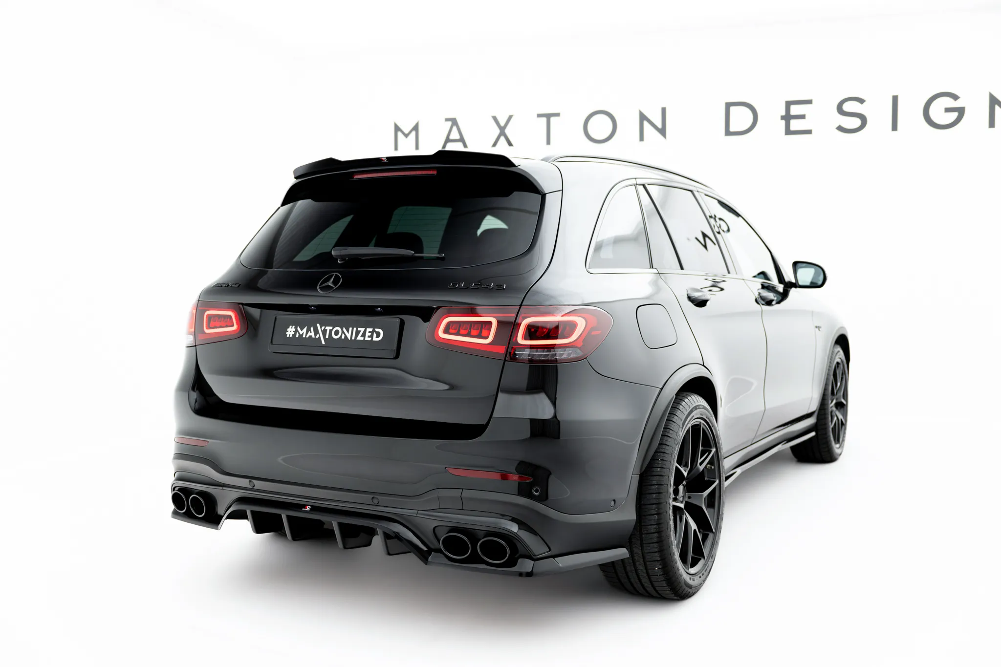 Takspoiler Mercedes-Benz Glc (X253 Facelift) 2019-2022 | Glossy Black Edition – bilde 2
