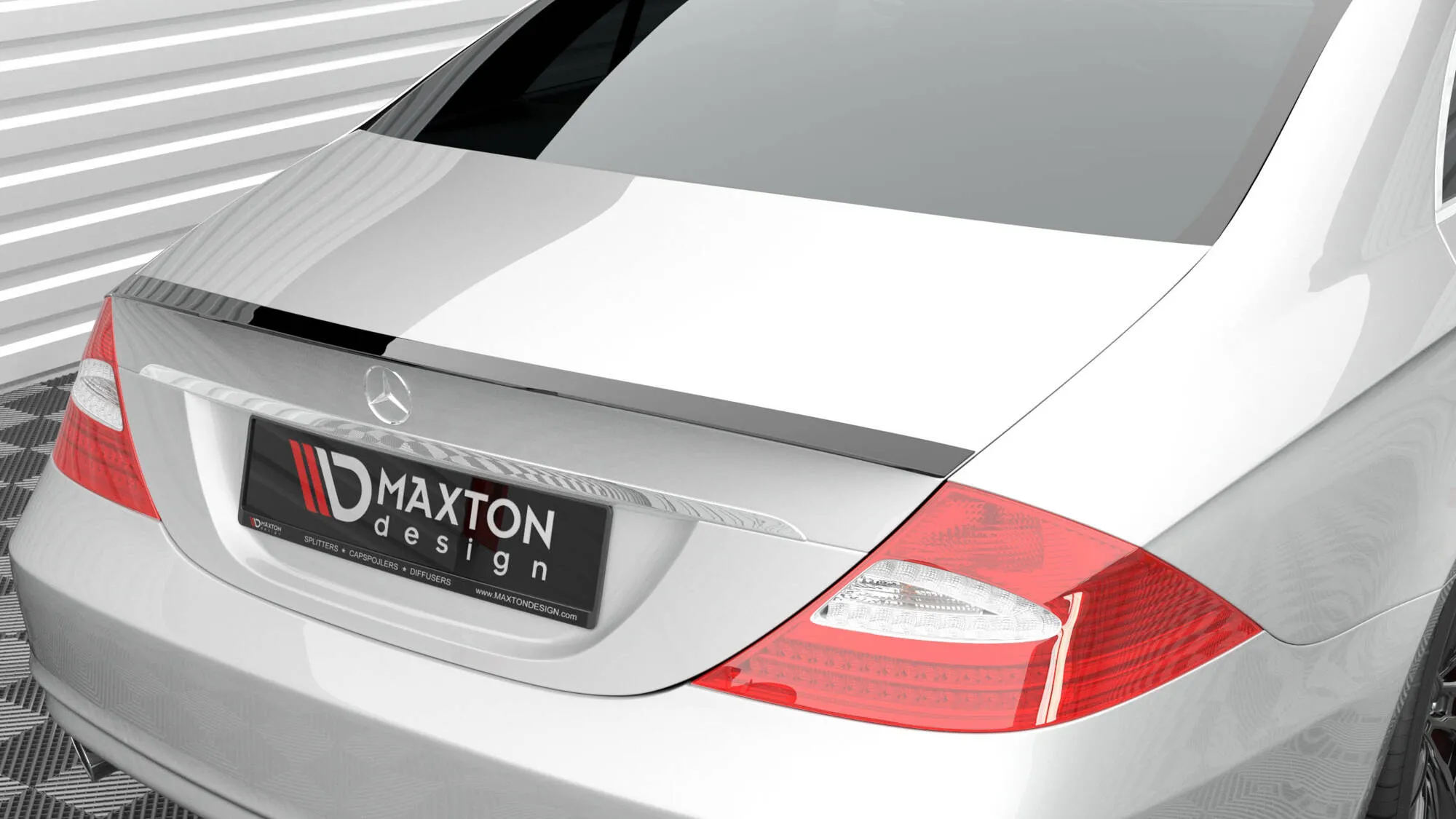 Takspoiler Mercedes Cls (W219/C219) Pre-Facelift 2004 - 2008 | Glossy Black Edition