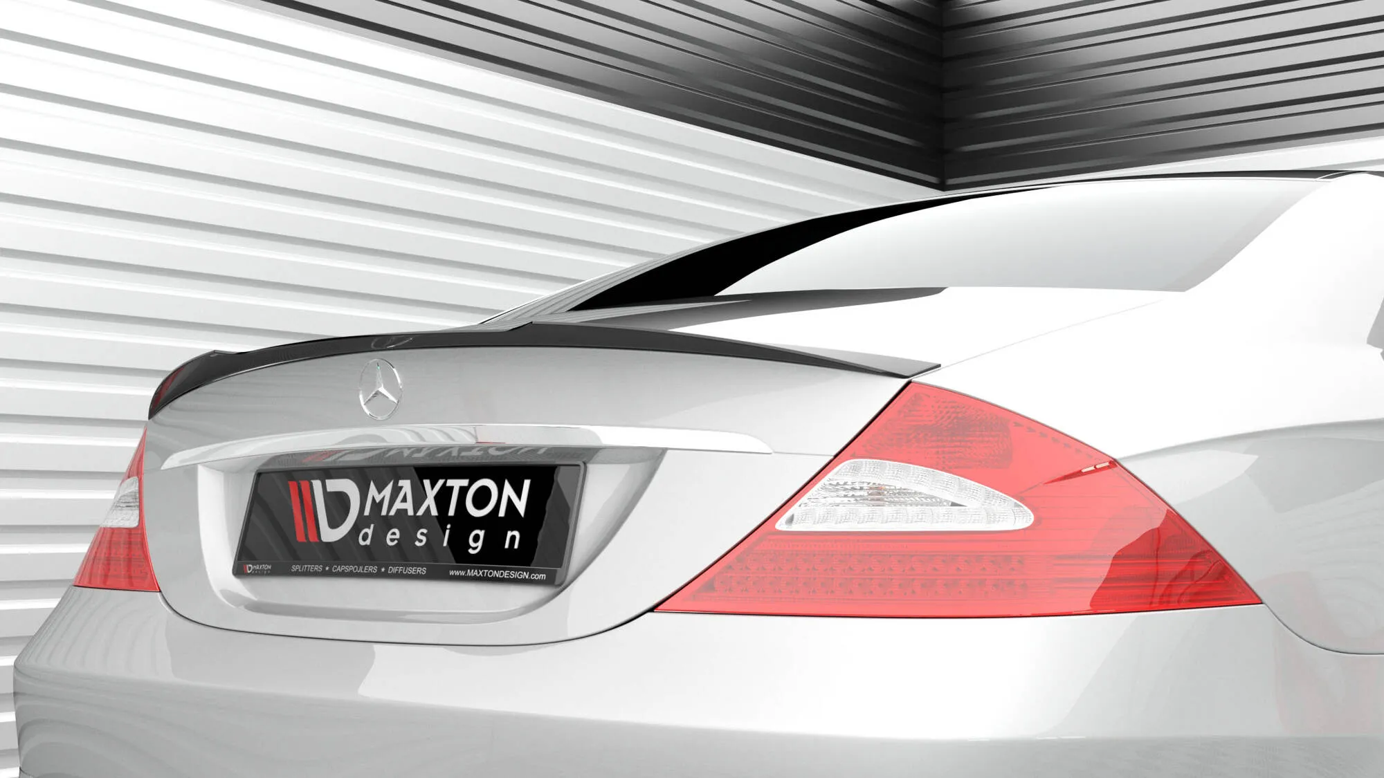 Takspoiler Mercedes Cls (W219/C219) Pre-Facelift 2004 - 2008 | Glossy Black Edition – bilde 2