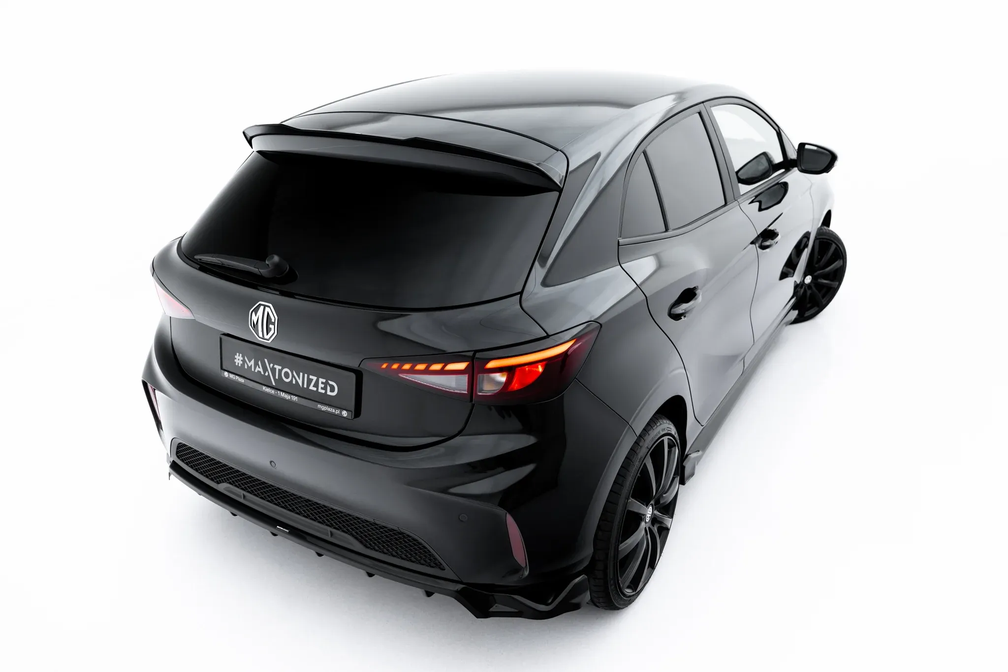 Takspoiler MG 3 I 2024 -> | Glossy Black Edition