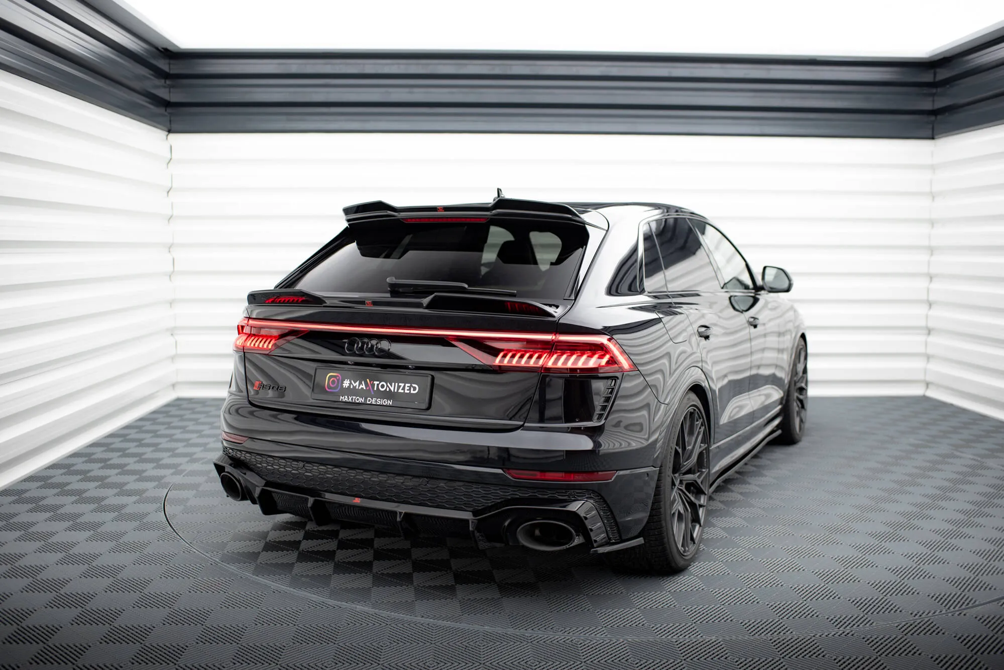 Takspoiler (nedre) Audi RS Q8 2019 - > | Glossy Black Edition – bilde 2