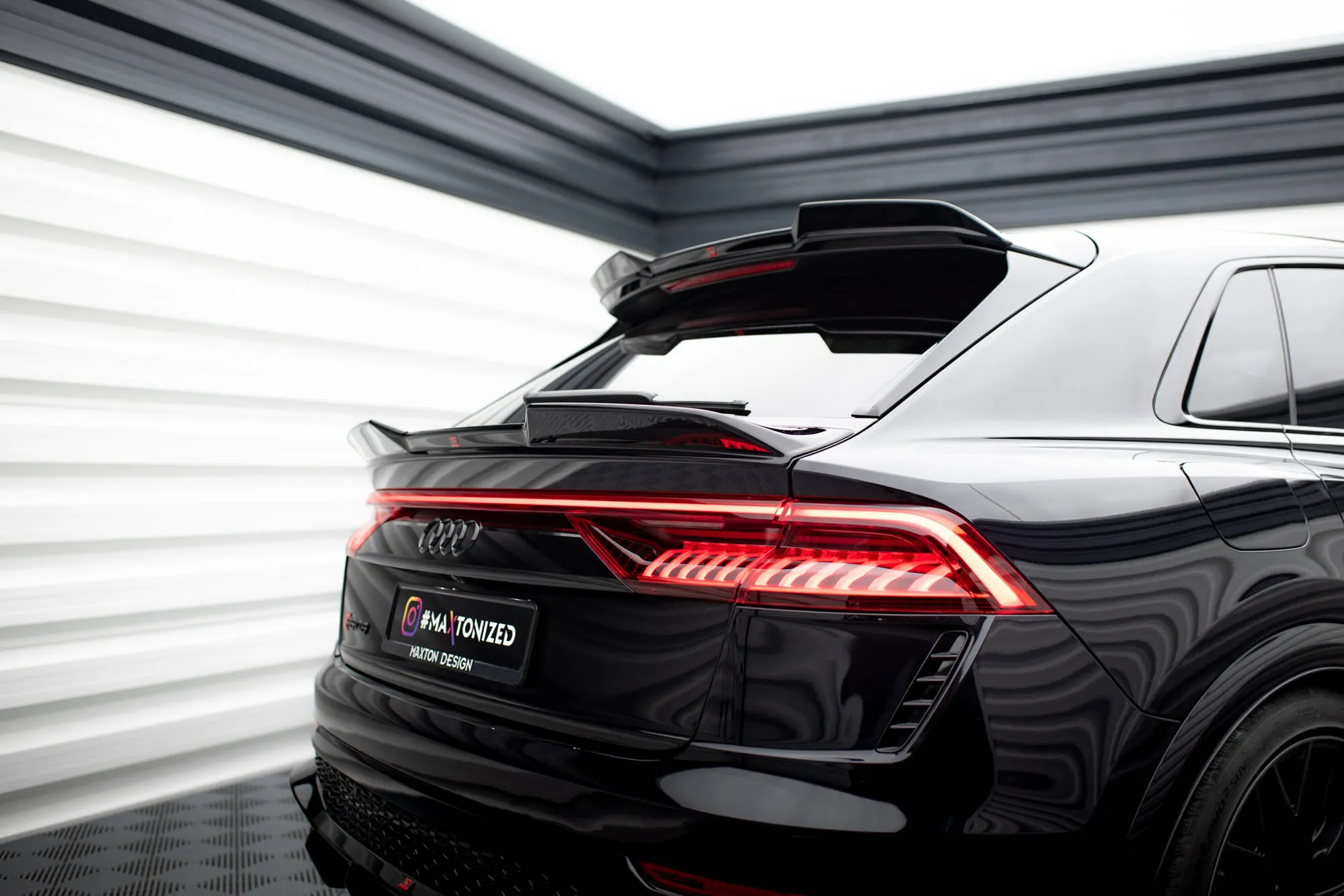 Takspoiler (nedre) Audi RS Q8 2019 - > | Glossy Black Edition – bilde 3