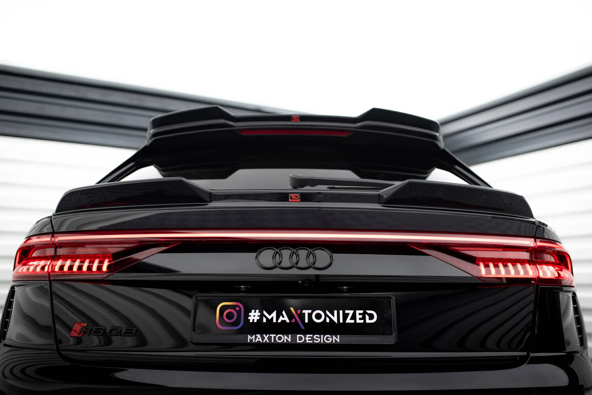 Takspoiler (nedre) Audi RS Q8 2019 - > | Glossy Black Edition – bilde 4