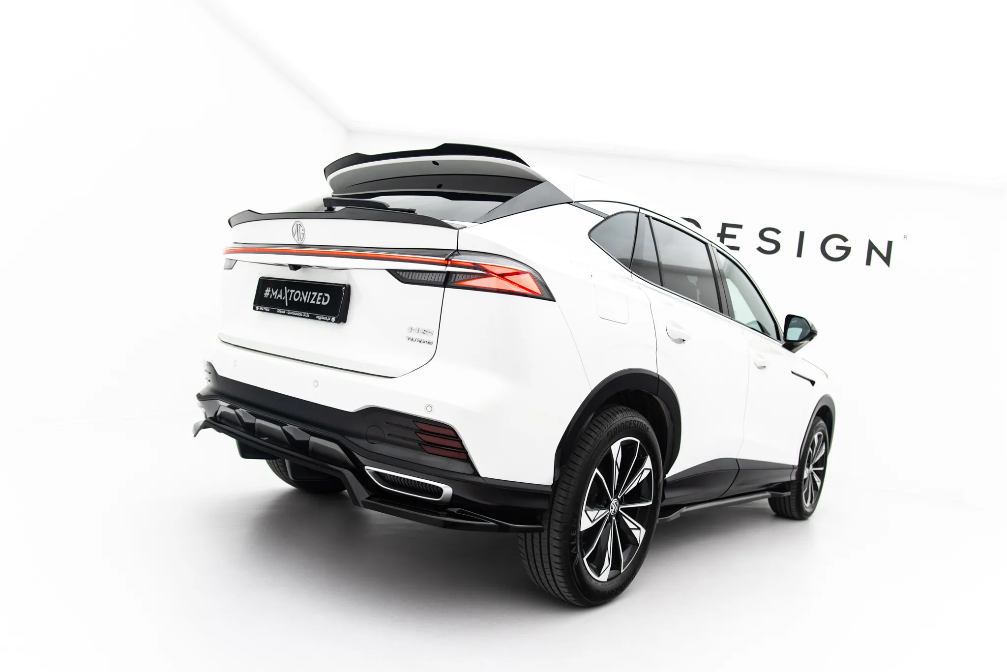 Takspoiler (nedre) MG HS II 2024 -> | Glossy Black Edition – bilde 2