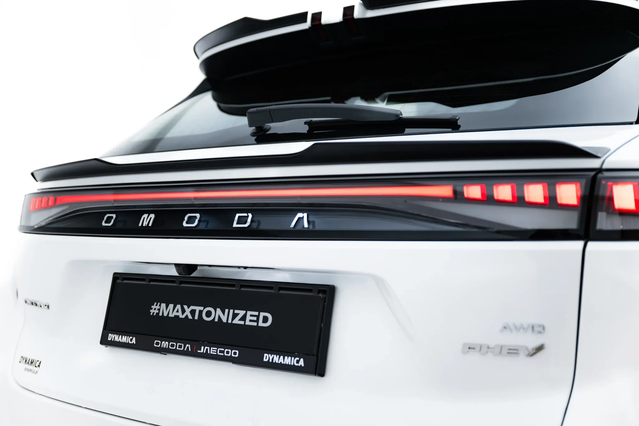 Takspoiler (nedre) Omoda 9 (Mk1) 2025-2026 | Glossy Black Edition – bilde 3