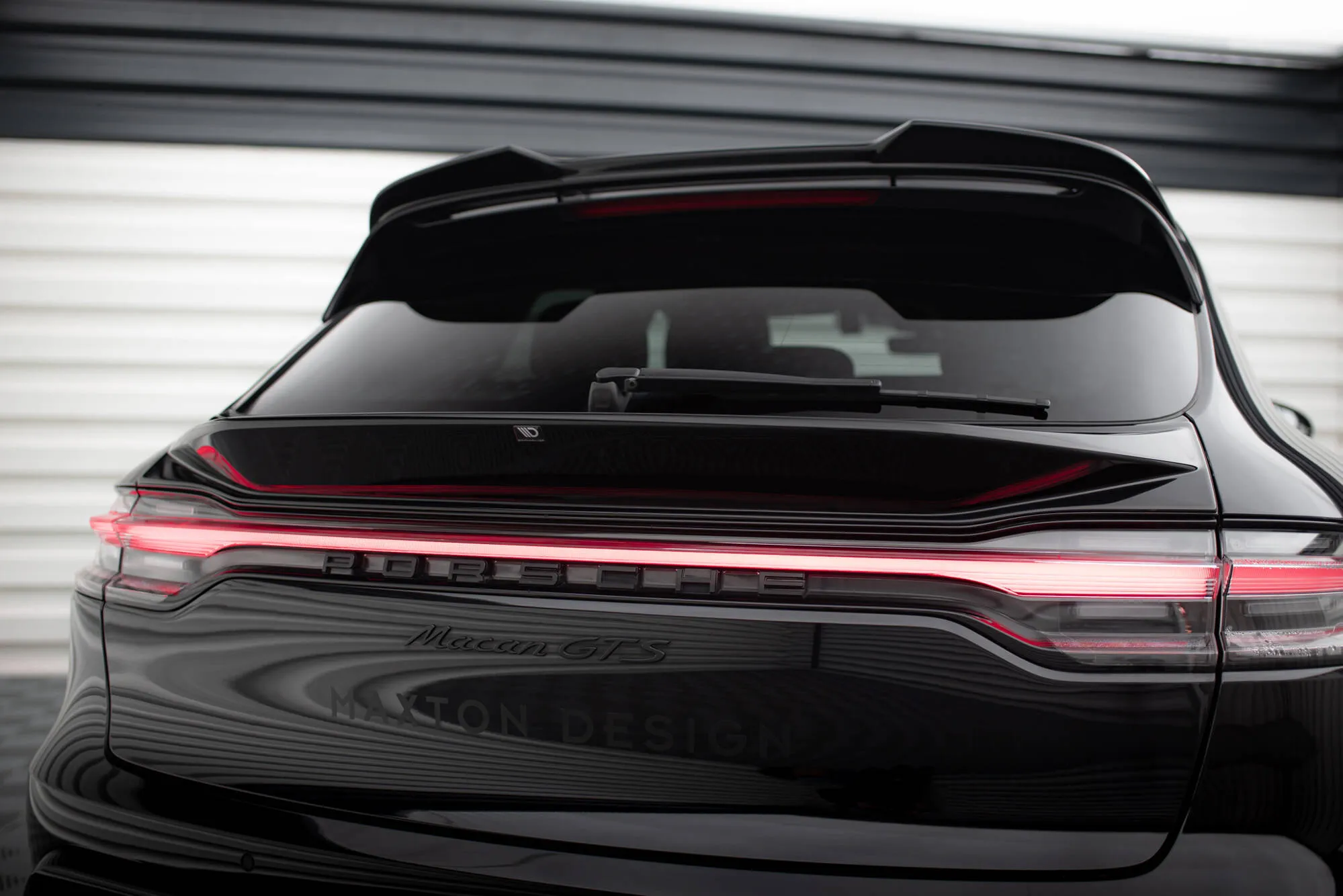 Takspoiler (nedre) Porsche Macan (Mk1 Facelift) 2018-2021 | Glossy Black Edition