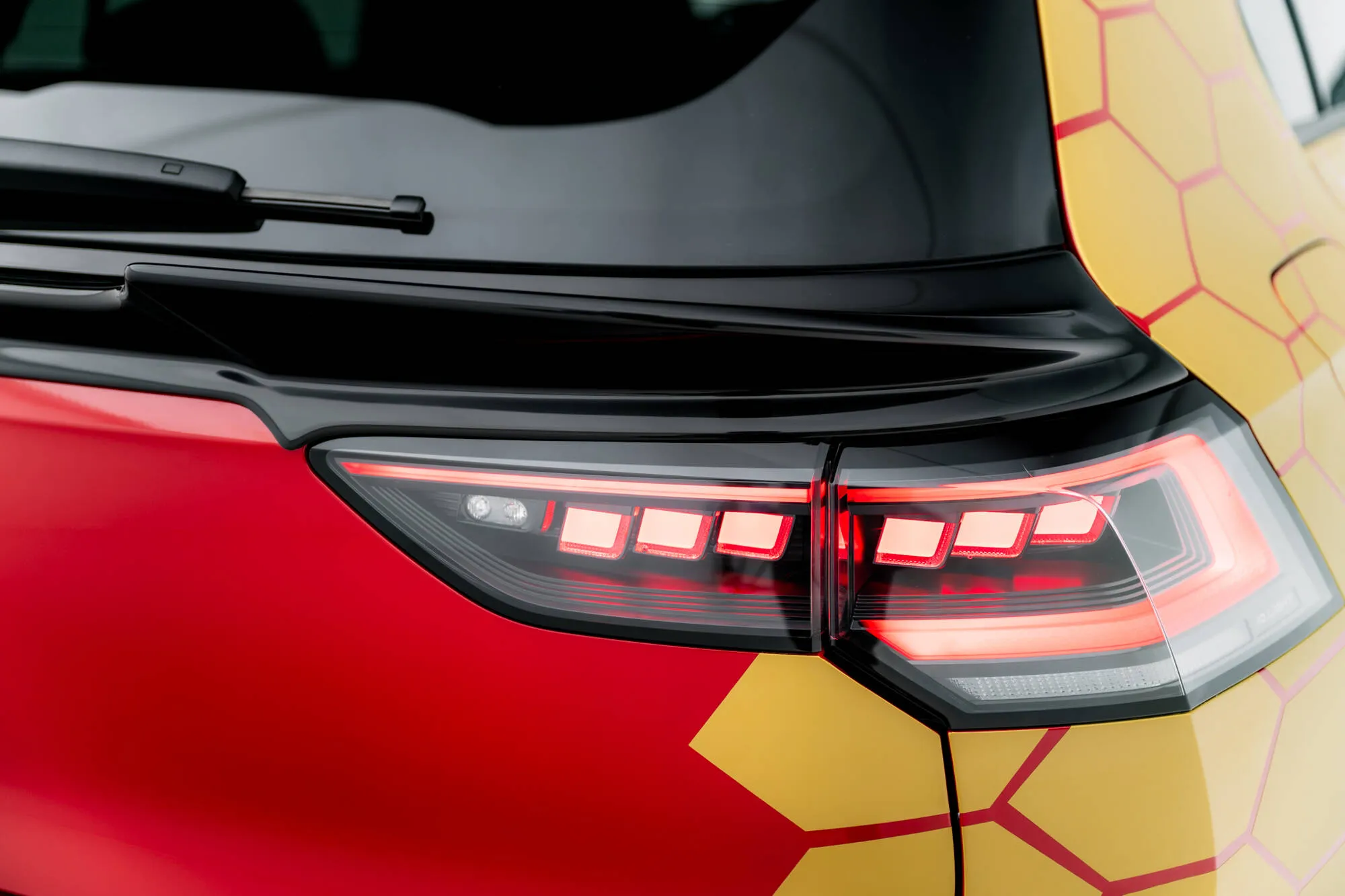Takspoiler (nedre) VW Golf GTI Clubsport VIII Facelift 2024 -> | Glossy Black Edition – bilde 4